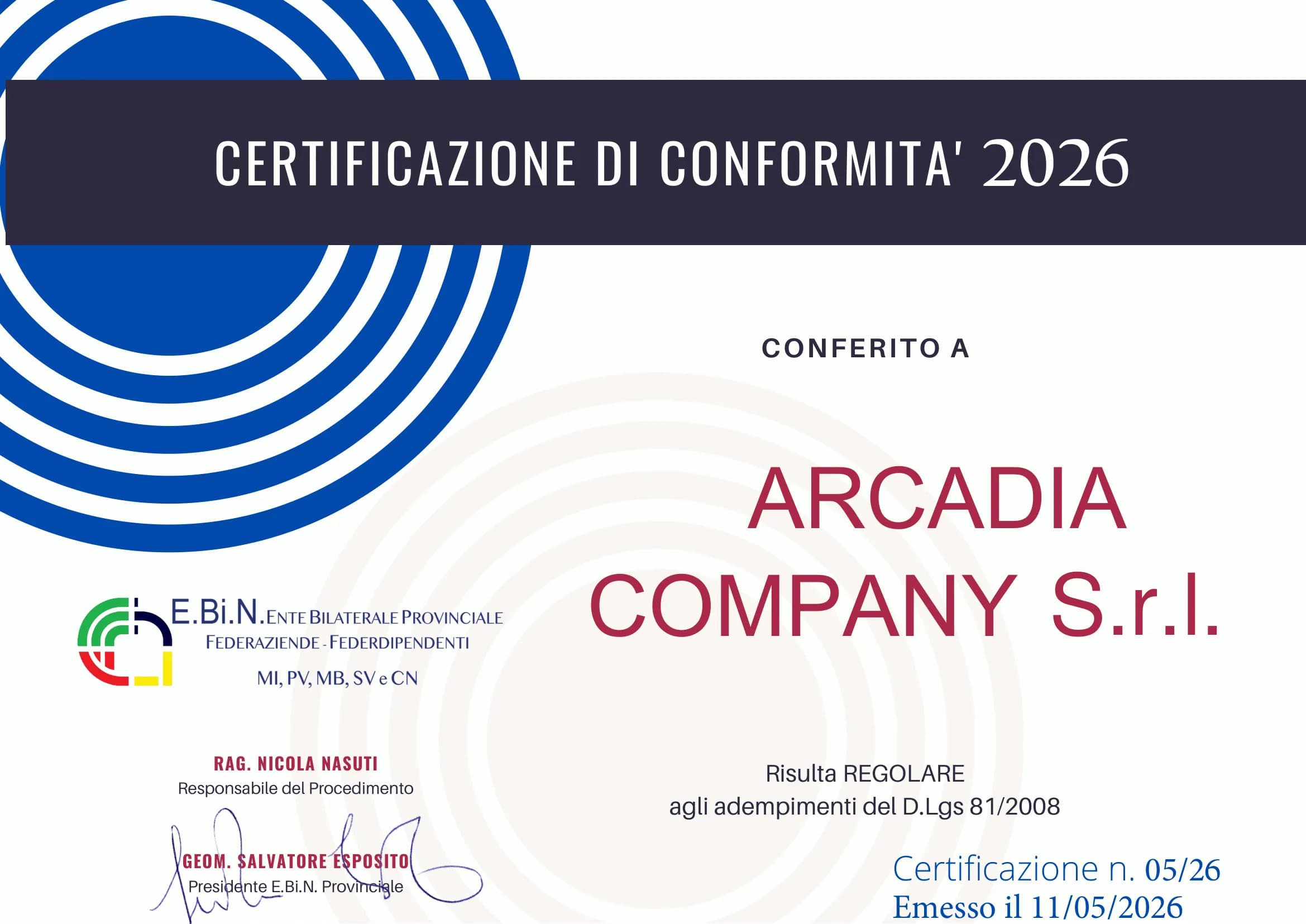 Tessera FEDERPOL — Membro Ordinario