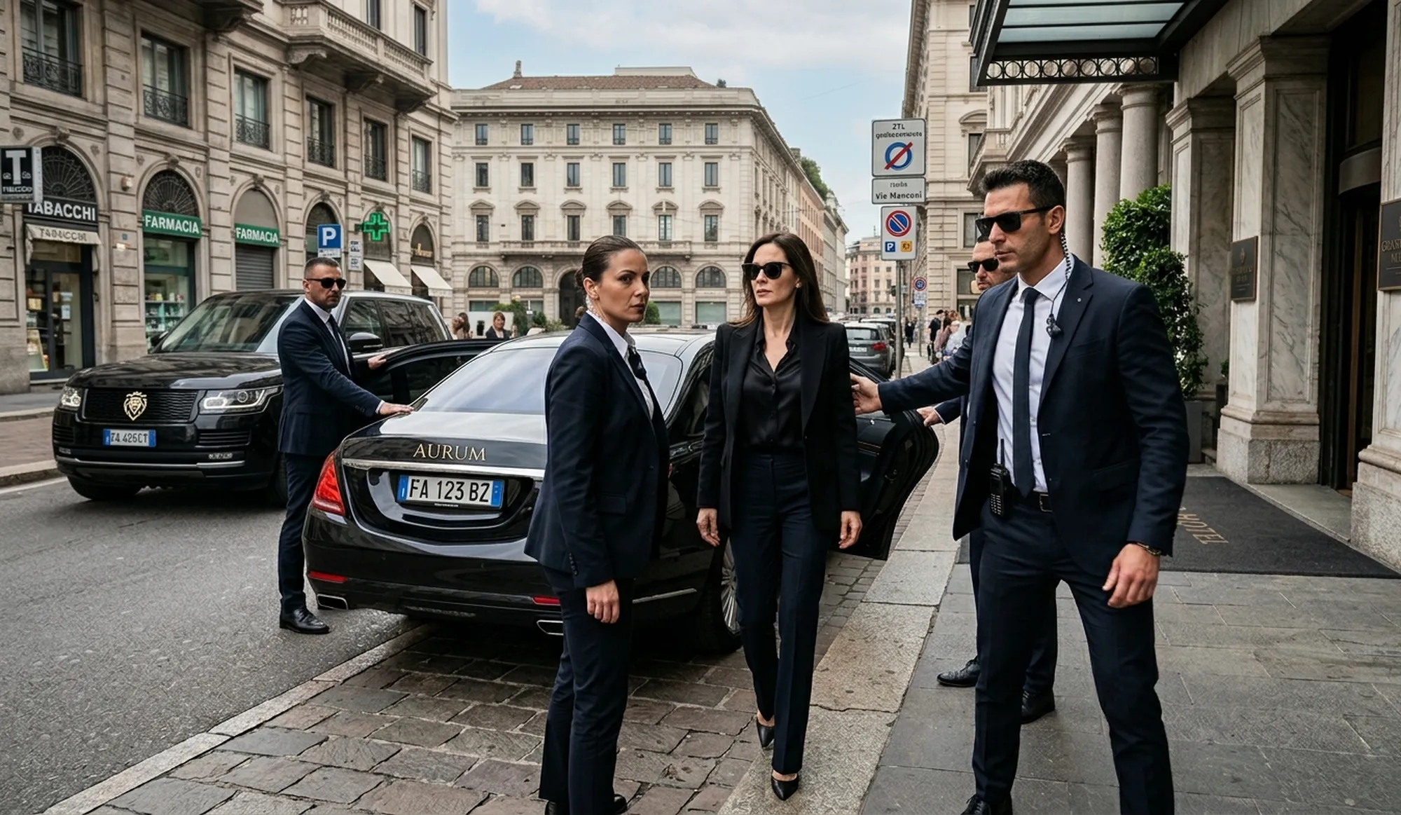 Scorta e protezione gestione eventi privati aziendali e istituzionali